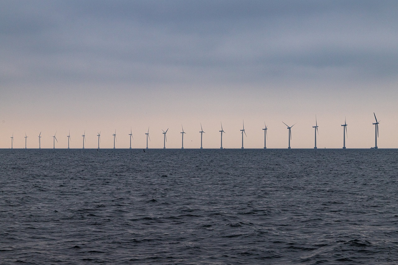denmark, sea, wind power